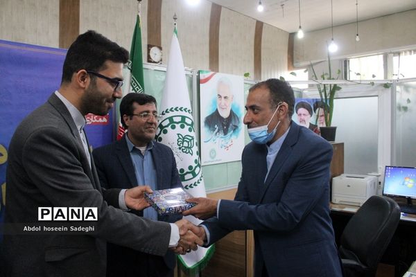 بازدید معاون نهضت سواد‌آموزی آموزش و پرورش استان بوشهر از سازمان دانش‌آموزی استان