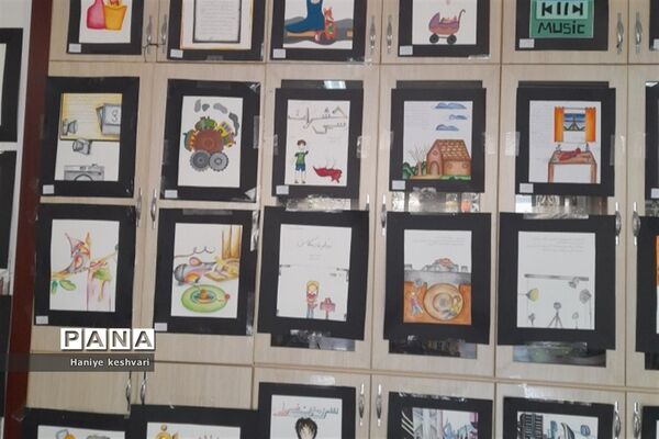 نمایشگاه نقاشی عفاف در شهرستان ورامین