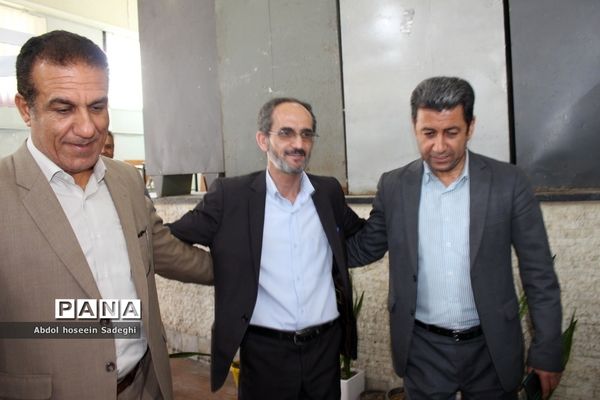 بازدید معاون آموزش متوسطه اداره کل آموزش و پرورش استان بوشهر از سازمان دانش‌آموزی استان