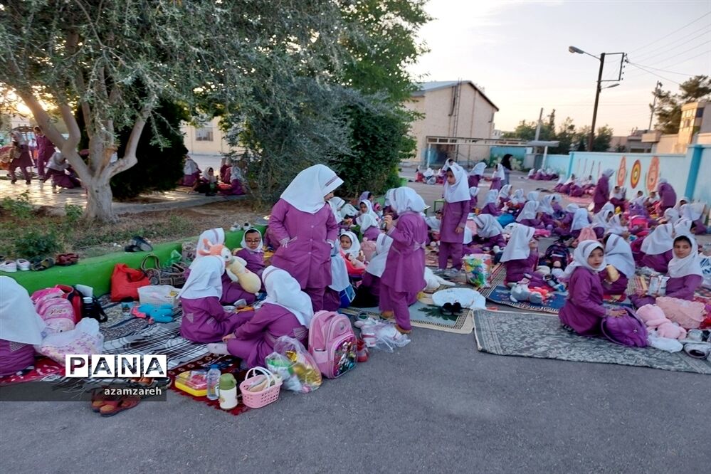 برگزاری اردوی درون مدرسه‌ای در دبستان بعثت شهرستان ابرکوه
