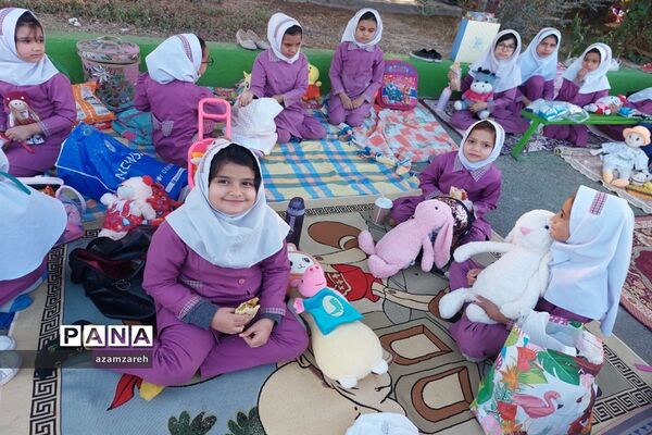 برگزاری اردوی درون مدرسه‌ای در دبستان بعثت شهرستان ابرکوه