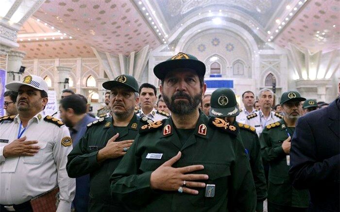 تجدید میثاق فرمانده و پرسنل قرارگاه شهیدفهمیده با آرمان‌های حضرت امام خمینی (س)