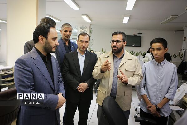 بازدید سخنگوی دولت از خبرگزاری پانا
