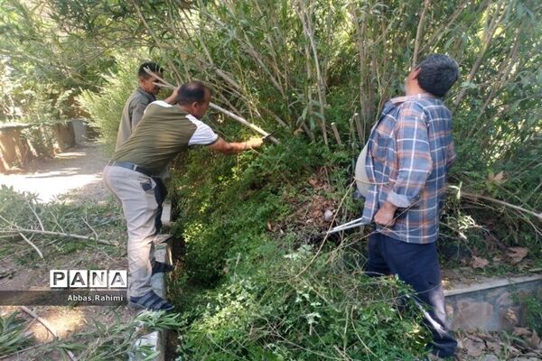 آماده‌سازی اردوگاه شهید مظفر توچال پاکدشت