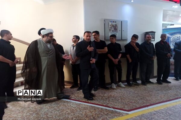 هیات عزاداری دانش‌آموزان منطقه 2 به‌مناسبت شهادت امام جعفر صادق (ع)