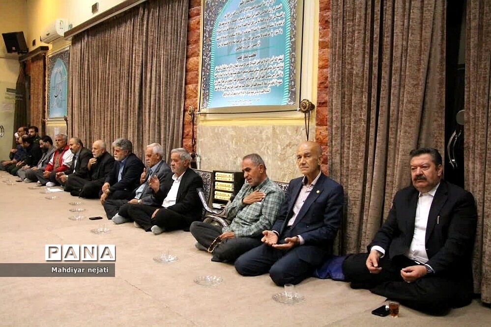 مراسم شهادت امام جعفر صادق(ع) در دفتر امام‌جمعه رودهن