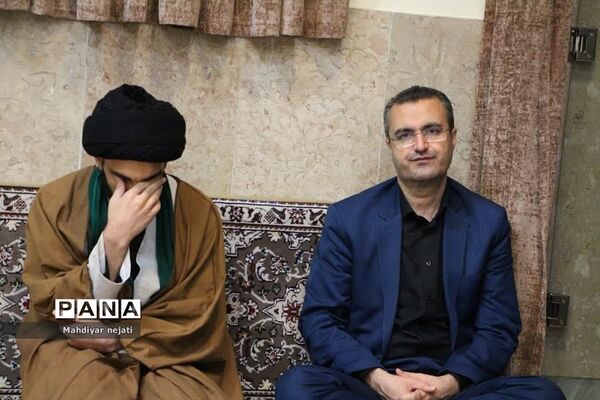مراسم شهادت امام جعفر صادق(ع) در دفتر امام‌جمعه رودهن
