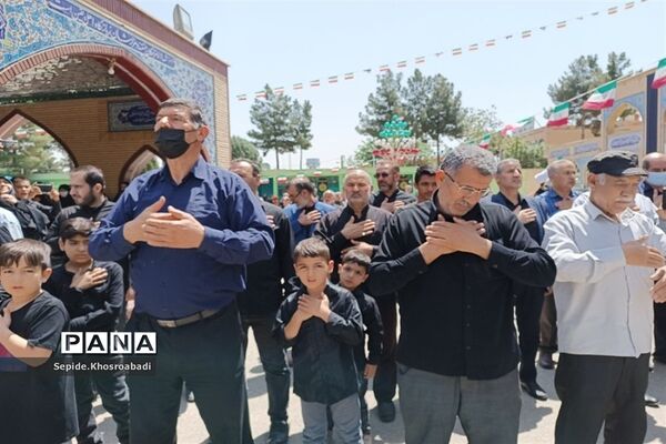سوگواری مردم پاکدشت در عزای صادق آل‌محمد