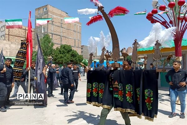 سوگواری مردم پاکدشت در عزای صادق آل‌محمد