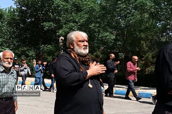 سوگواری مردم پاکدشت در عزای صادق آل‌محمد