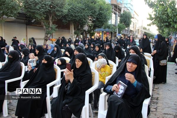 مراسم عزاداری مردم اسلامشهر در سالروز شهادت امام جعفر صادق(ع)