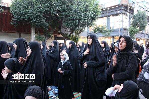 مراسم عزاداری مردم اسلامشهر در سالروز شهادت امام جعفر صادق(ع)