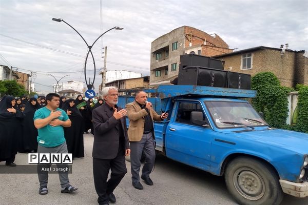 مراسم دسته‌‎روی سالروز شهادت امام صادق علیه السلام در شهر سورک