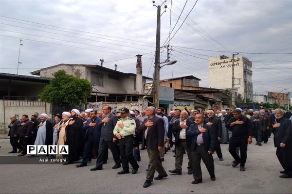 مراسم دسته‌‎روی سالروز شهادت امام صادق علیه السلام در شهر سورک