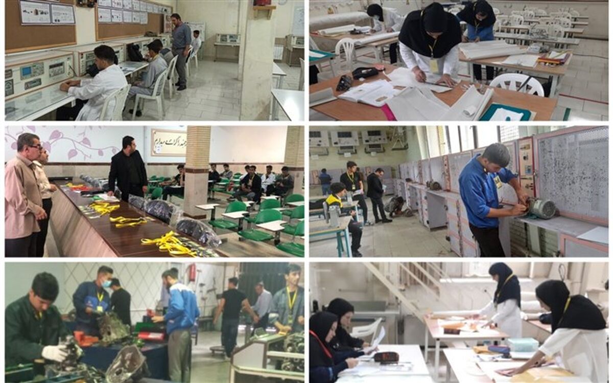 دومین المپیاد شایستگی محور هنرستان‌های استان قزوین برگزار شد