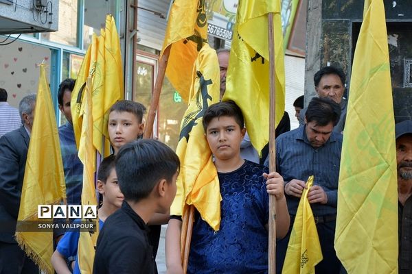 دسته عزاداری به‌مناسبت شهادت امام جعفر صادق در بهارستان 2