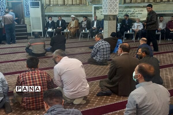حضور وزیر فرهنگ و ارشاد اسلامی در مسجد احباب الحسین(ع)