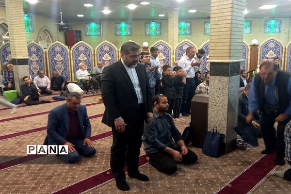 حضور وزیر فرهنگ و ارشاد اسلامی در مسجد احباب الحسین(ع)