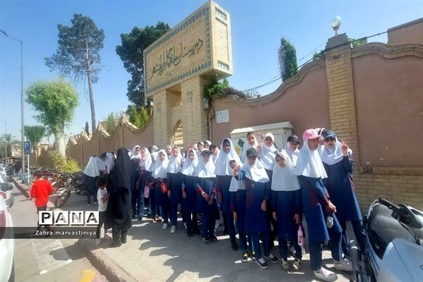 اردوی یک روزه دانش‌آموزان دبستان دخترانه زکیه مروست