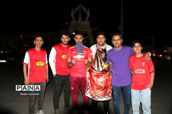 شور و شوق مردم نسیم‌شهر بعد از برد تیم پرسپولیس در لیگ برتر ایران