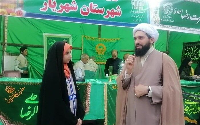 مراسم دهه کرامت و میلاد بانوی وفا حضرت معصومه(س) در مسجد امام‌صادق(ع)/فیلم