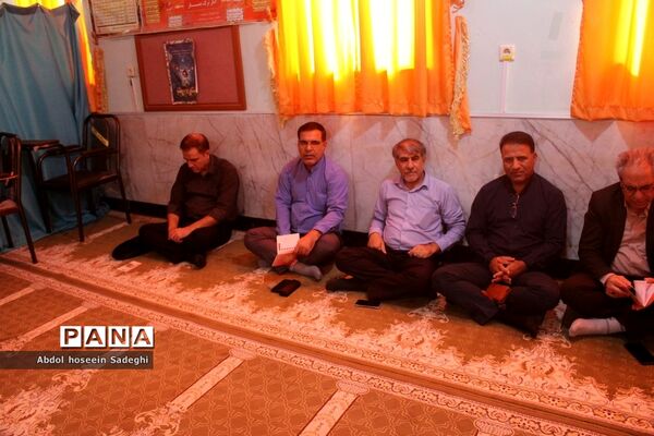 زیارت عاشورا در اداره‌کل آموزش و پرورش استان بوشهر