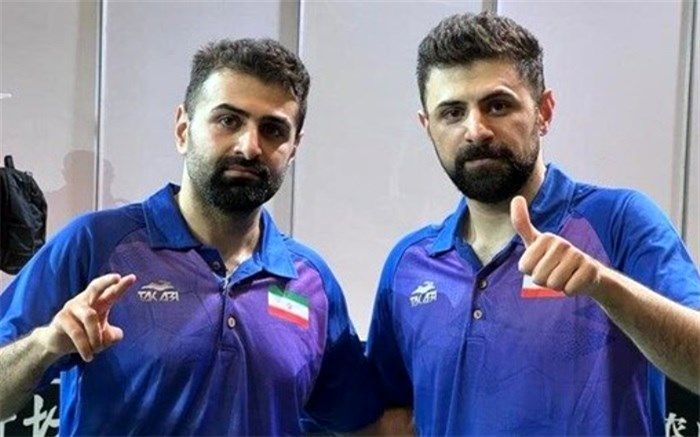 حذف تیم برادران عالمیان از مسابقات تنیس روی میز قهرمانی جهان