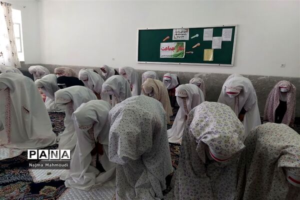 برپایی طرح صبحگاه عصمت در دبستان آیت الله غفاری خاتم