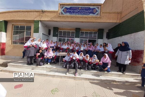 برپایی طرح صبحگاه عصمت در دبستان آیت الله غفاری خاتم