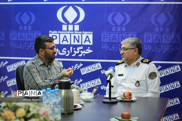 بازدید جانشین رئیس پلیس راهور از خبرگزاری پانا