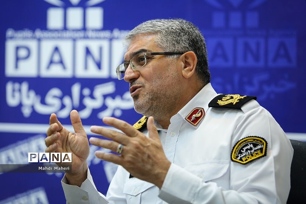 بازدید جانشین رئیس پلیس راهور از خبرگزاری پانا