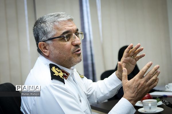 بازدید جانشین رئیس پلیس راهور از خبرگزاری پانا