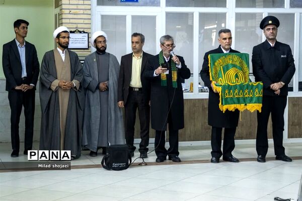 متبرک شدن دانشگاه فرهنگیان یزد به پرچم مطهر رضوی