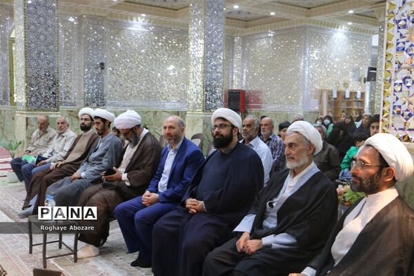 تکریم امامزادگان در آستان مقدس امامزاده بی بی سکینه صفادشت