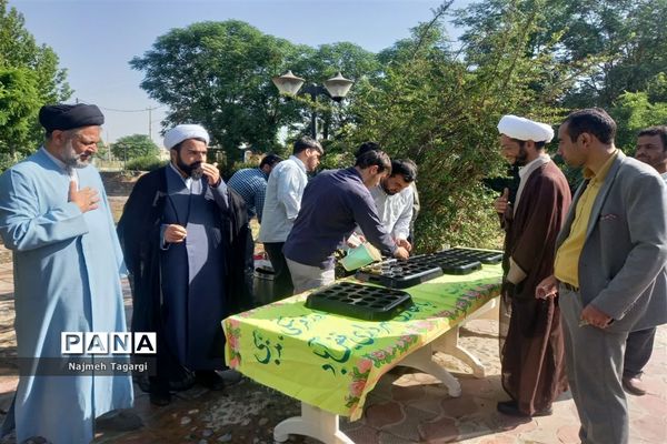 مراسم سوم خرداد، سالروز فتح خرمشهر در جوار شهید گمنام شهر فیض‌آباد