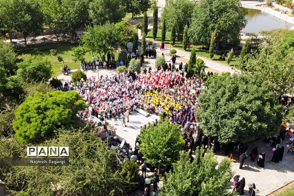 مراسم سوم خرداد، سالروز فتح خرمشهر در جوار شهید گمنام شهر فیض‌آباد