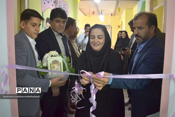 افتتاح اتاق تربیت‌بدنی شهید ابراهیم هادی آموزشگاه حکیم ملا عبدالله بهاباد