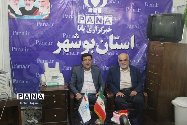تجلیل از مسئول خبرگزاری پانا استان بوشهر