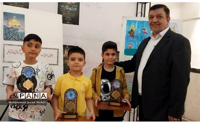 کسب رتبه برتر دانش‌آموزان شهرقدسی در جشنواره کشوری جوانه‌های رضوی