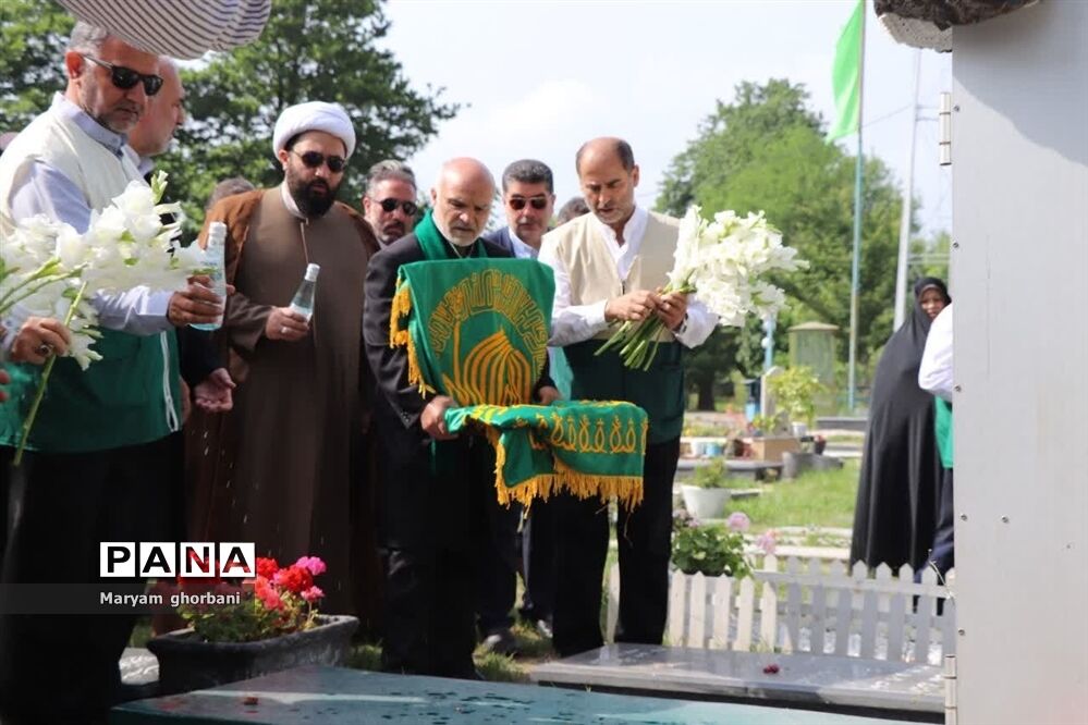 حرکت کاروان زیر سایه خورشید در شهرستان‌های مازندران