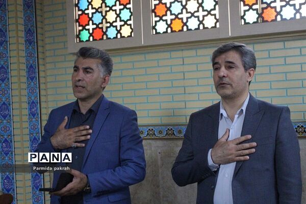 حضور خادمان حرم مطهر رضوی (ع) در اداره کل آموزش و پرورش کرمانشاه