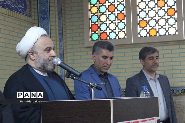 حضور خادمان حرم مطهر رضوی (ع) در اداره کل آموزش و پرورش کرمانشاه