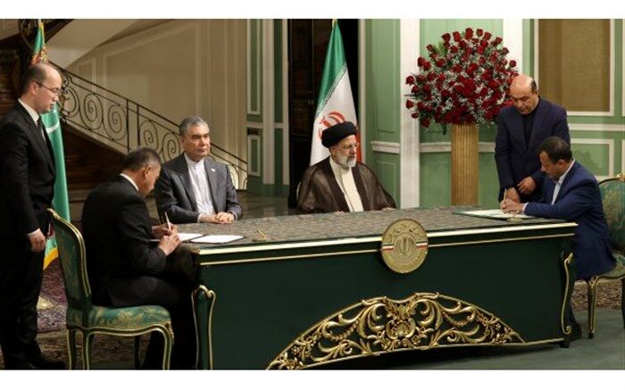 امضای 5 سند همکاری میان تهران و عشق‌آباد