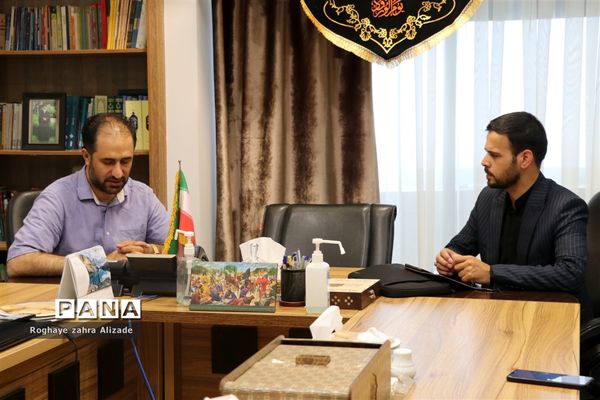 بازدید معاون پرورشی و فرهنگی ادره کل آموزش و پرورش خراسان  از خبرگزاری رضوی