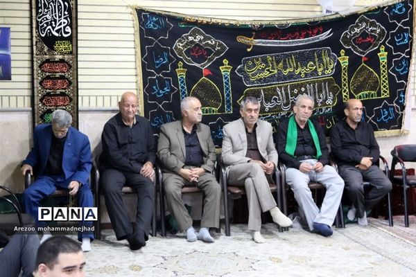 مراسم عزاداری دهه سوم محرم در حسینیه جعفری قرچک