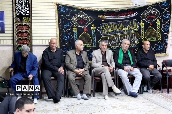 مراسم عزاداری دهه سوم محرم در حسینیه جعفری قرچک