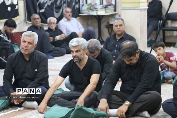 مراسم عزاداری دهه سوم محرم در حسینیه جعفری قرچک