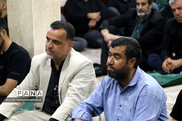 مراسم عزاداری دهه سوم محرم در حسینیه جعفری قرچک