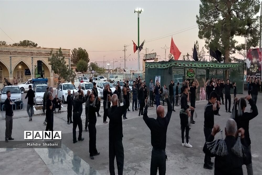 حضور هیات مذهبی شهر فرح دشت در امامزاده سید محمد کاشمر