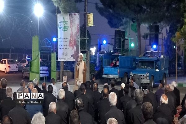 حضور هیات مذهبی شهر فرح دشت در امامزاده سید محمد کاشمر